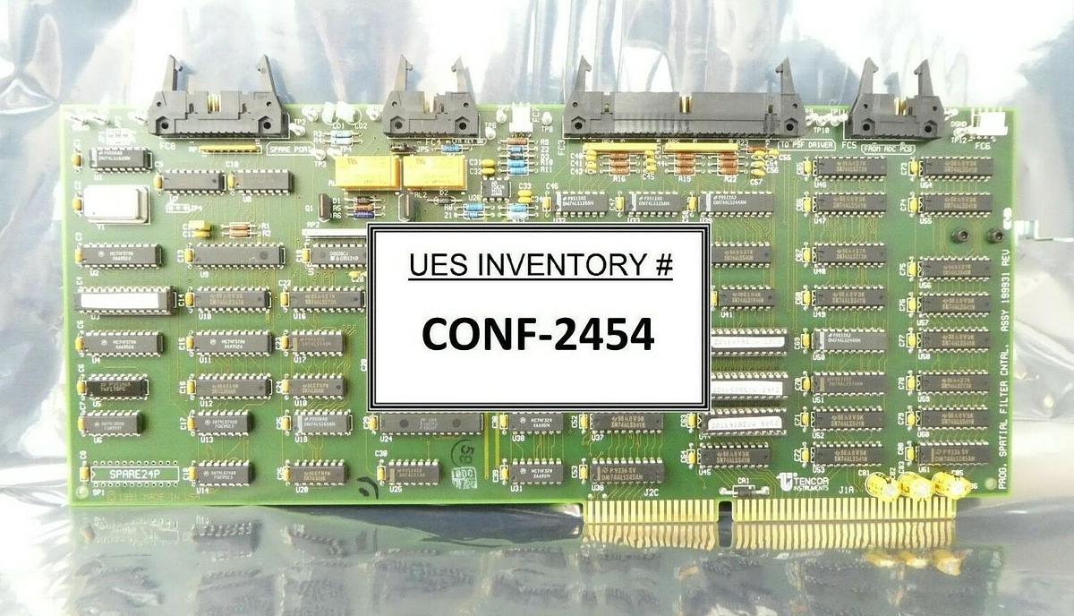 Tencor Instruments 199931 Spatial Filter Controller PCB Card KLA-Tencor New