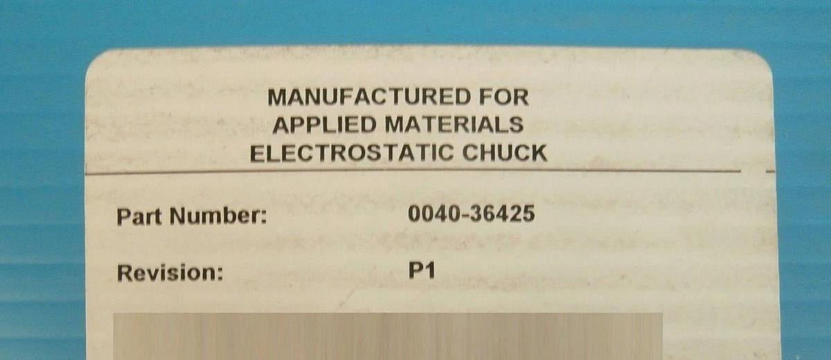AMAT Applied Materials 0040-36425 200mm Electrostatic Chuck ESC 0021-37371 New