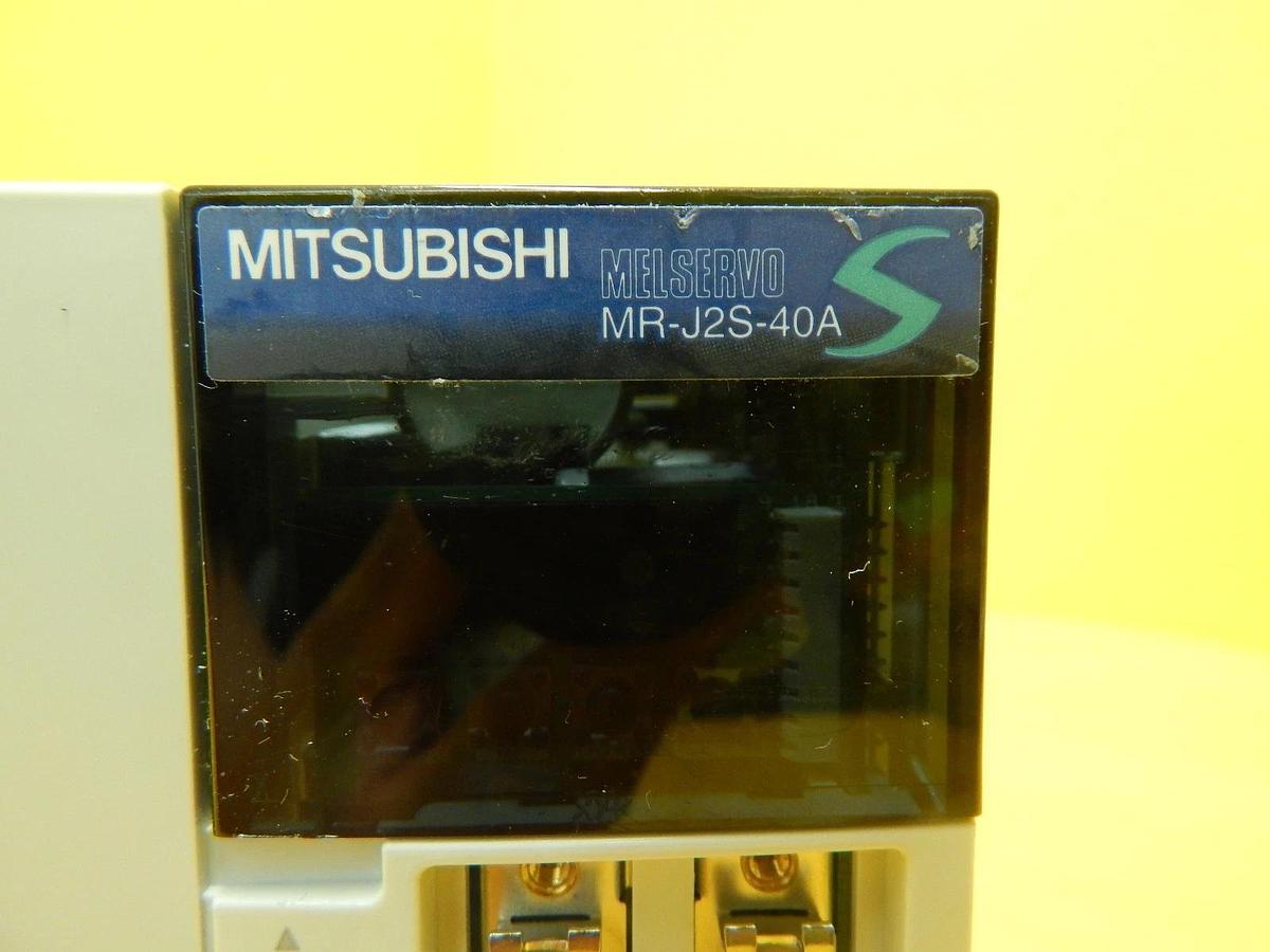 Used Mitsubishi MR-J2S-40A AC Servo Amplifier MELSERVO Drive Used Working