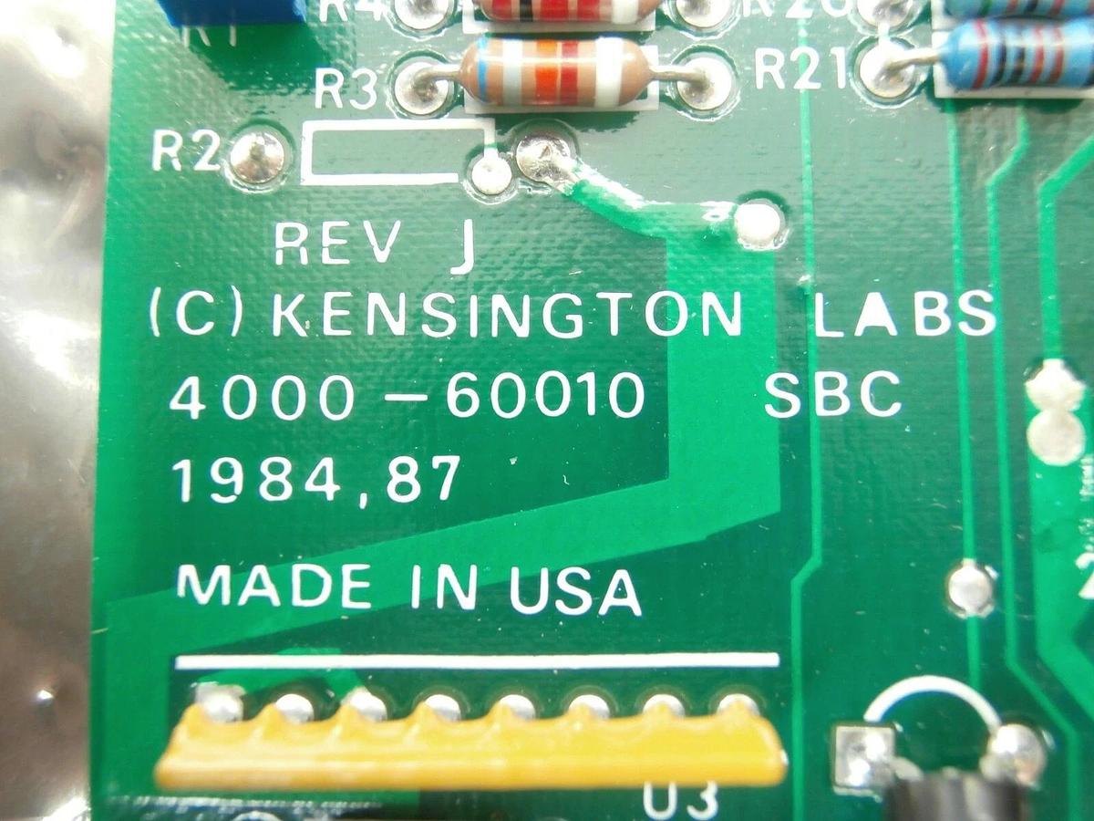 Used Kensington 4000-60010 SBC Single Board Computer PCB Card v13.54 MMFC Working