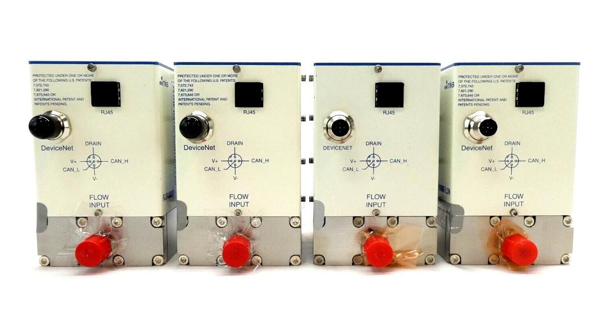 Used MKS Instruments DLT2A214163R110 Flow Ratio Controller Delta II Lot of 4 Working