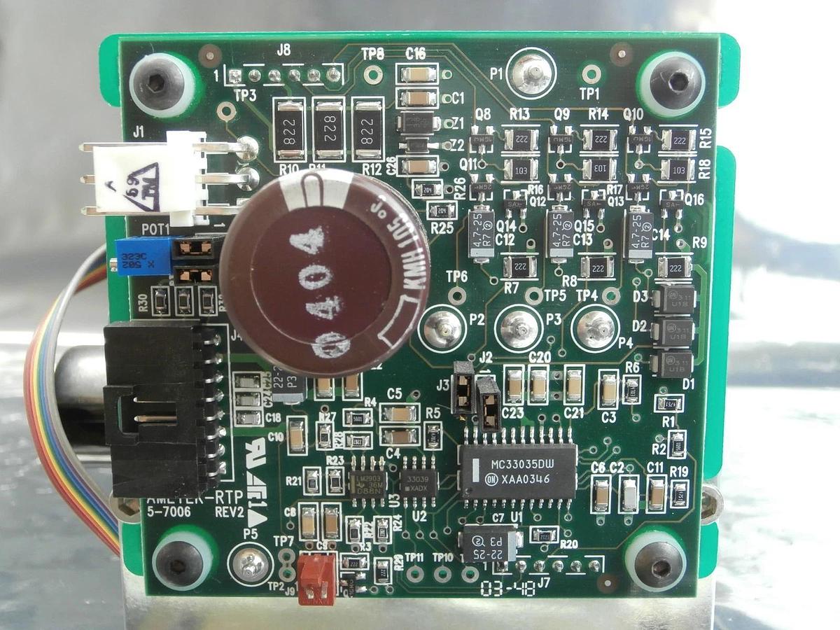 Used Ametek 5-7004 AMETEK-RTP Fan with Control PCB Assembly 5-7006 Used Working