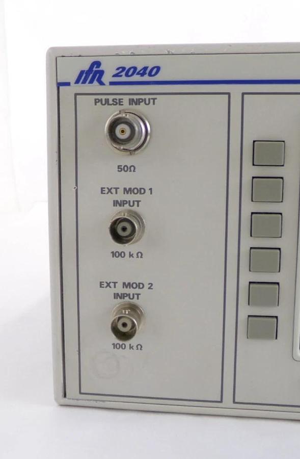 Used IFR 2040 10khz-1.35Ghz Low Noise Signal Generator 9.15 Option 2 Dented Surplus