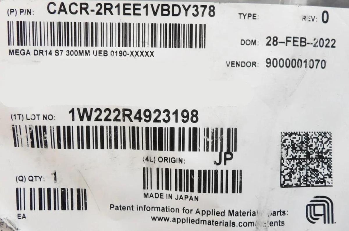Yaskawa Electric CACR-2R1EE1VBDY378 Servo Drive SERVOPACK CACR-2R1-EE1VBD-00 New