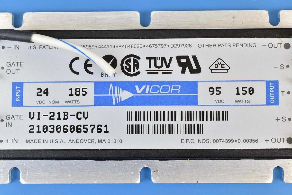 Used Vicor VI-21B-CV DC DC Converter 95V 150W