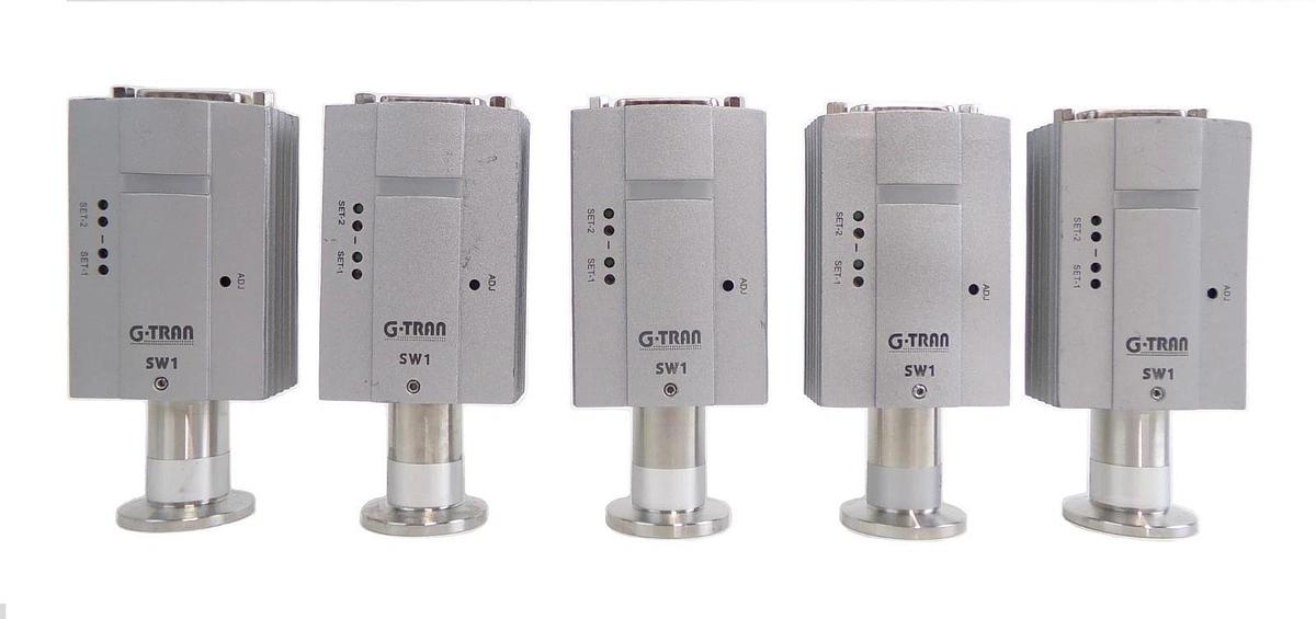 Used Ulvac SW1-1 Pirani Gauge SW1 G-Tran Series Reseller Lot of 5 Working Surplus