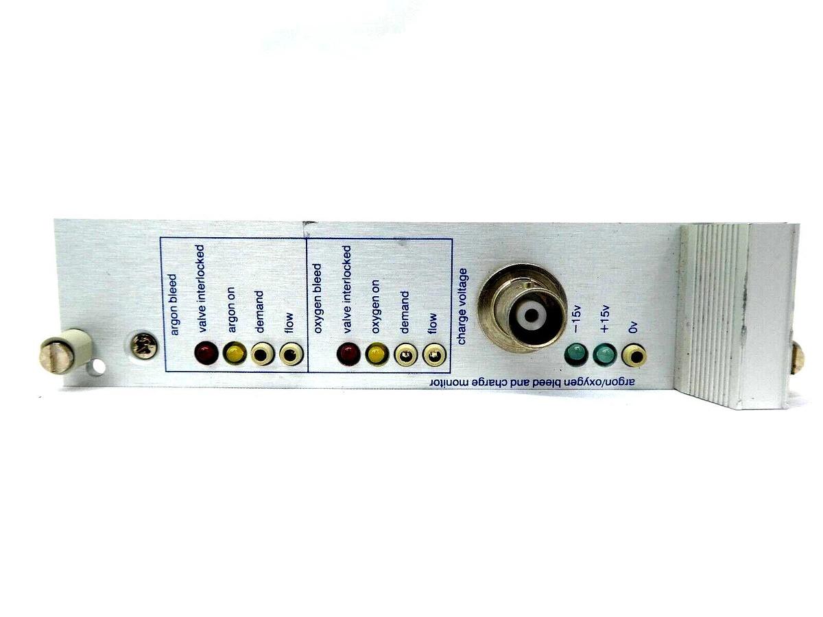 Used AMAT Applied Materials 0100-94021 Argon/Oxygen Bleed and Charge Monitor PCB Card