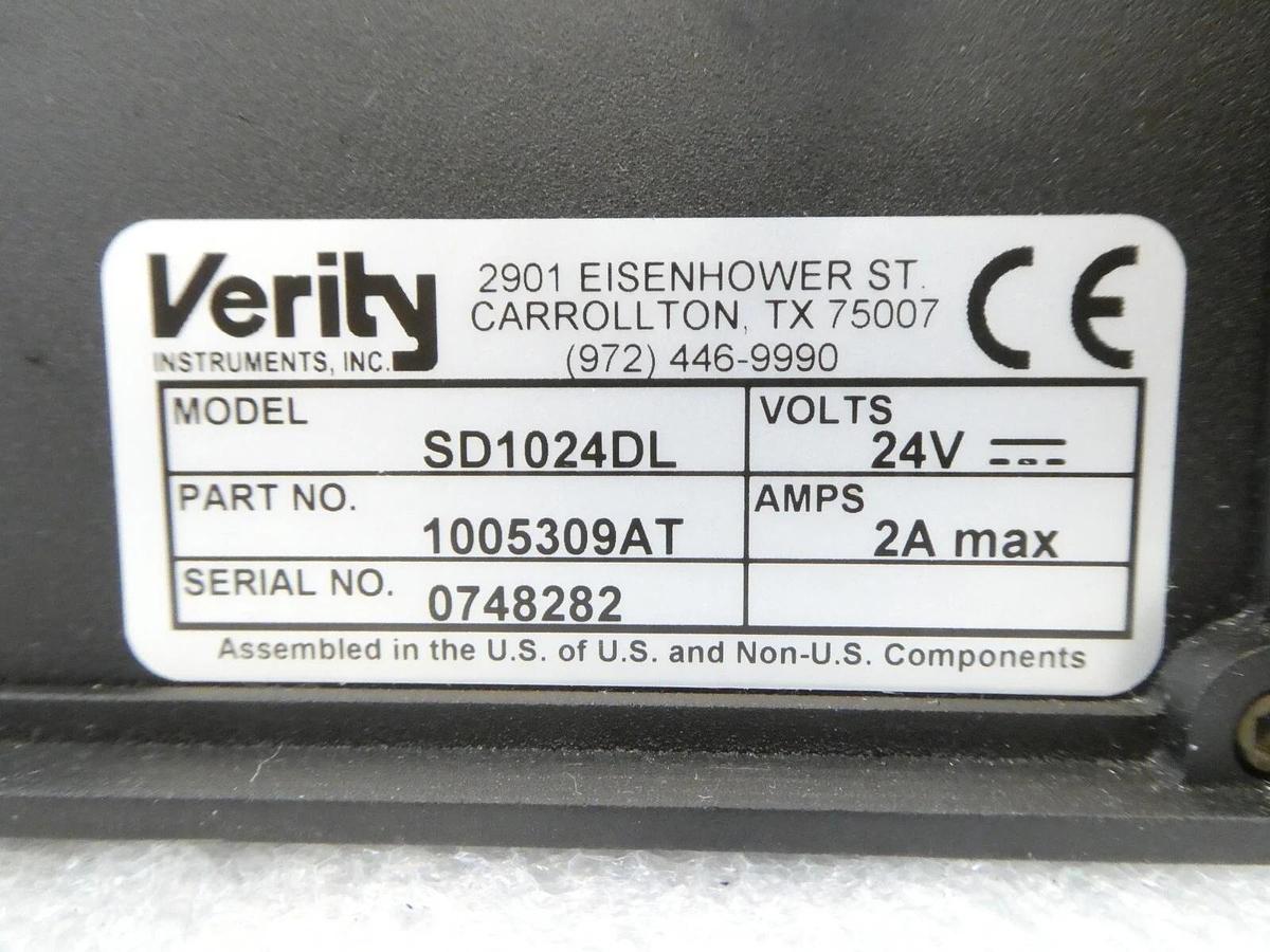 Used Verity Instruments 1005309AT Spectrograph SD1024DL EyeD AMAT 1400-00206 Working