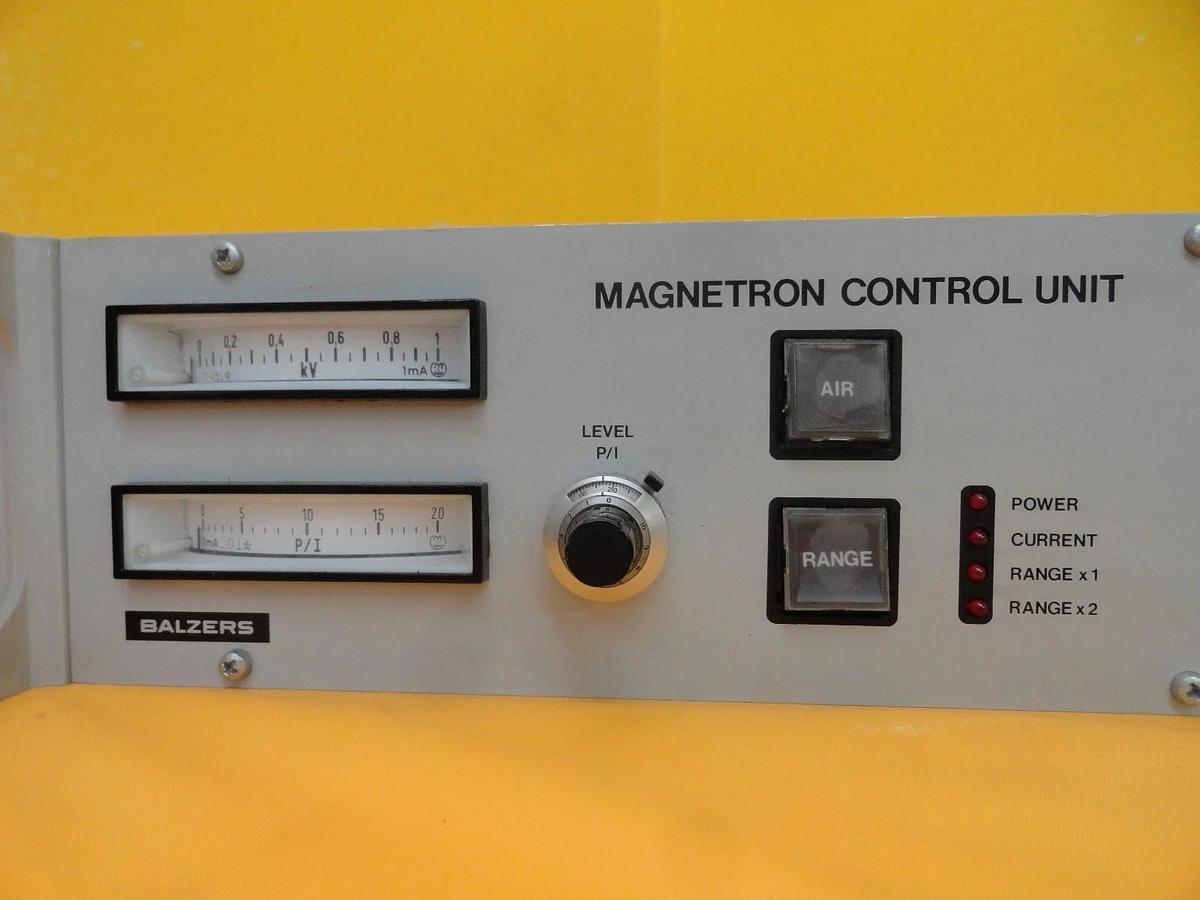 Used Balzers BG M59 250 Magnetron Control Unit MCU 120 MCU120 Used Working