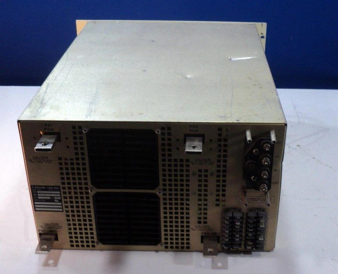 Used Power Ten 5800R-20/10 DC Dual Output Power Supply Working Surplus