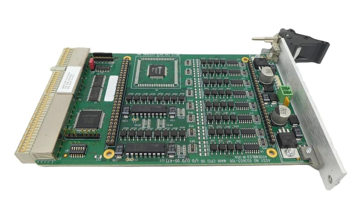 Used Delta Tau 603603-106 Main CPCI 96 I/O PCB Card AMAT 0190-15384 Working Surplus
