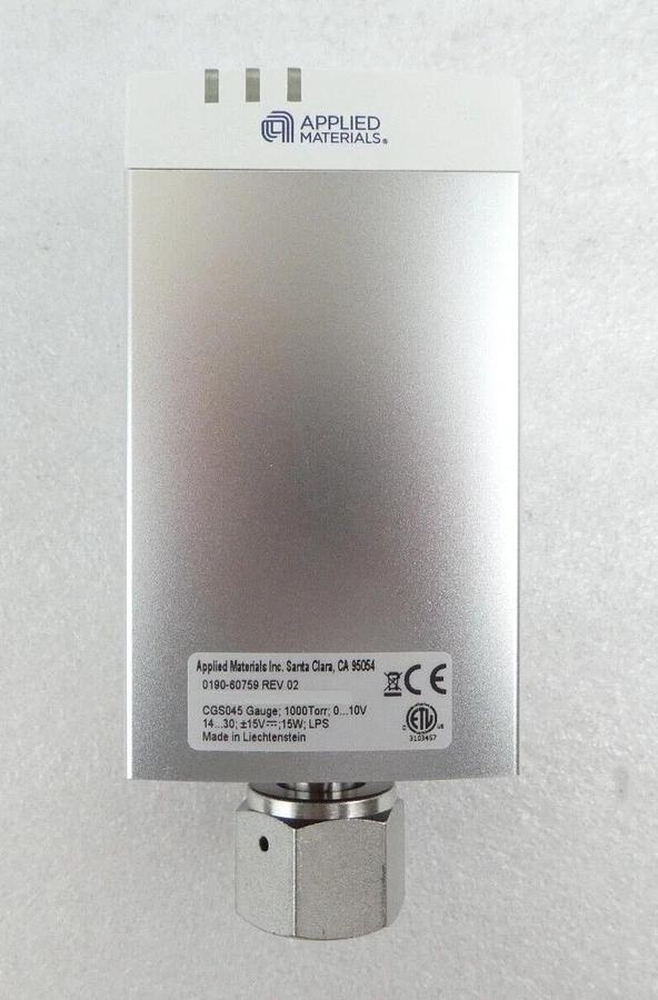 Used Inficon CGS045 Capacitance Diaphragm Gauge AMAT 0190-60759 Lot of 2 Working