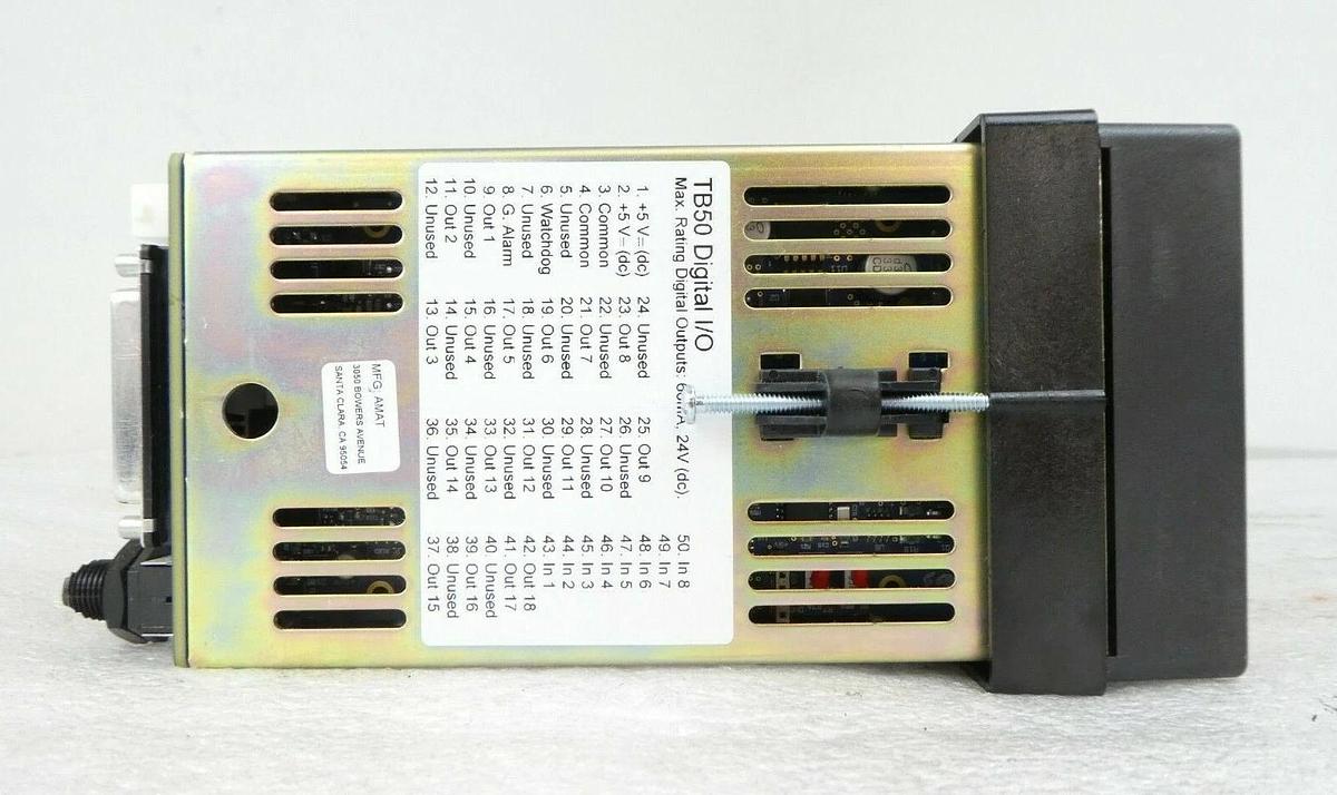 Used AMAT Applied Materials 0190-81245 TB50 Digital I/O PLC Module D8 Damaged Spare