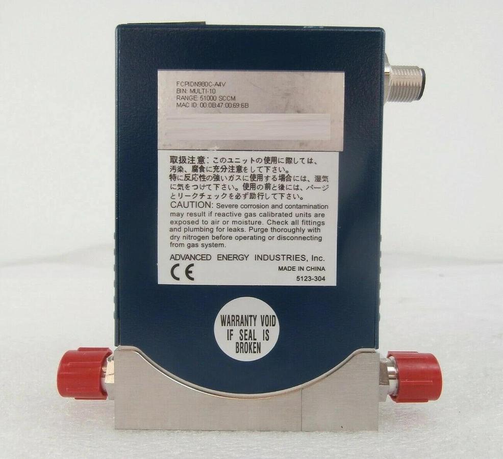 Used Aera FCPIDN980C-A4V Pressure Insensitive MFC Mass Flow Controller MGMR Working