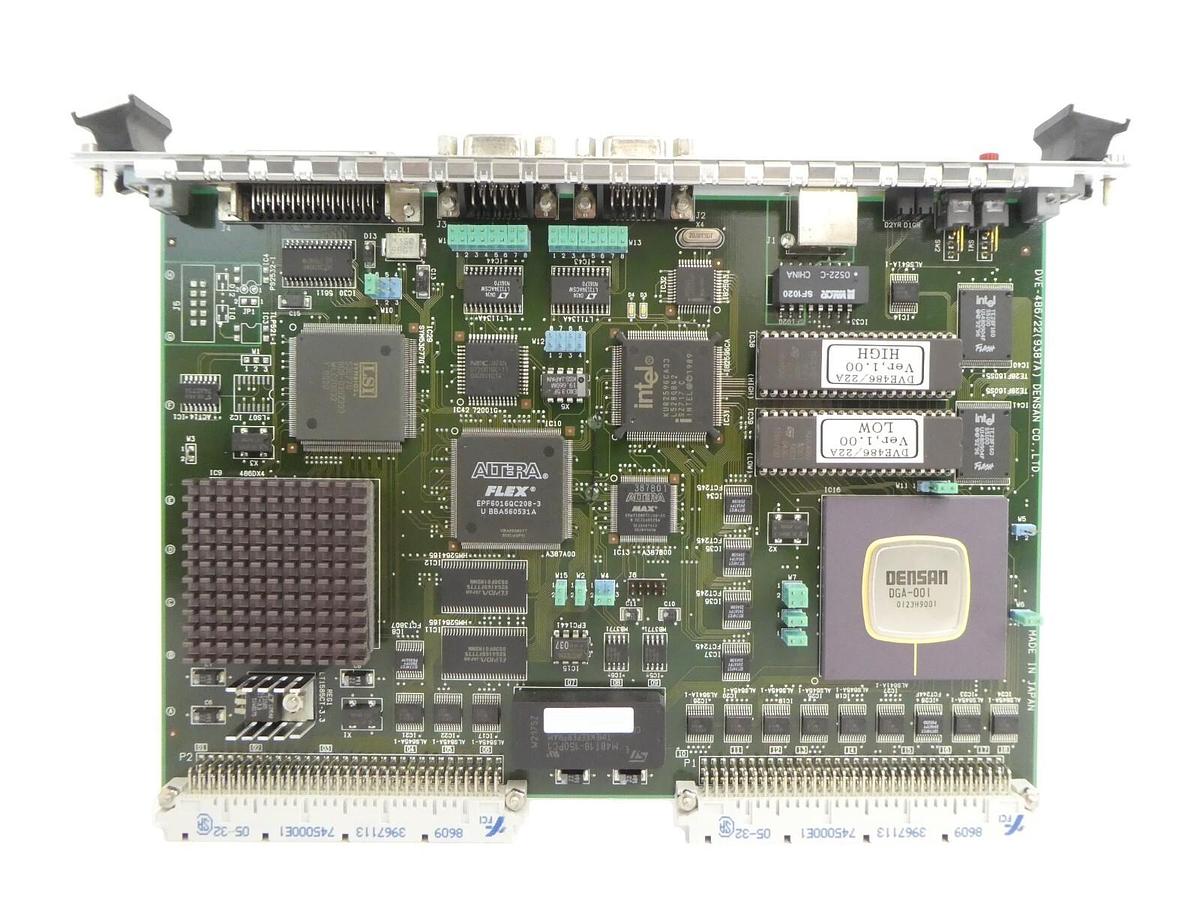 Used Densan DVE-486/22(9387A) VME SBC Single Board Computer PCB DVE 486/22S Working