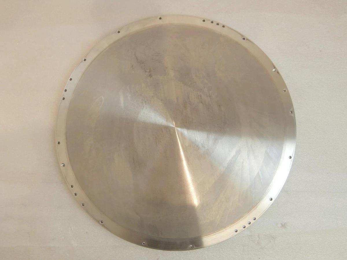 Used Honeywell 092306 300mm 5N Ti Titanium Target 20.625X17.478X1.000X0.500IN Working