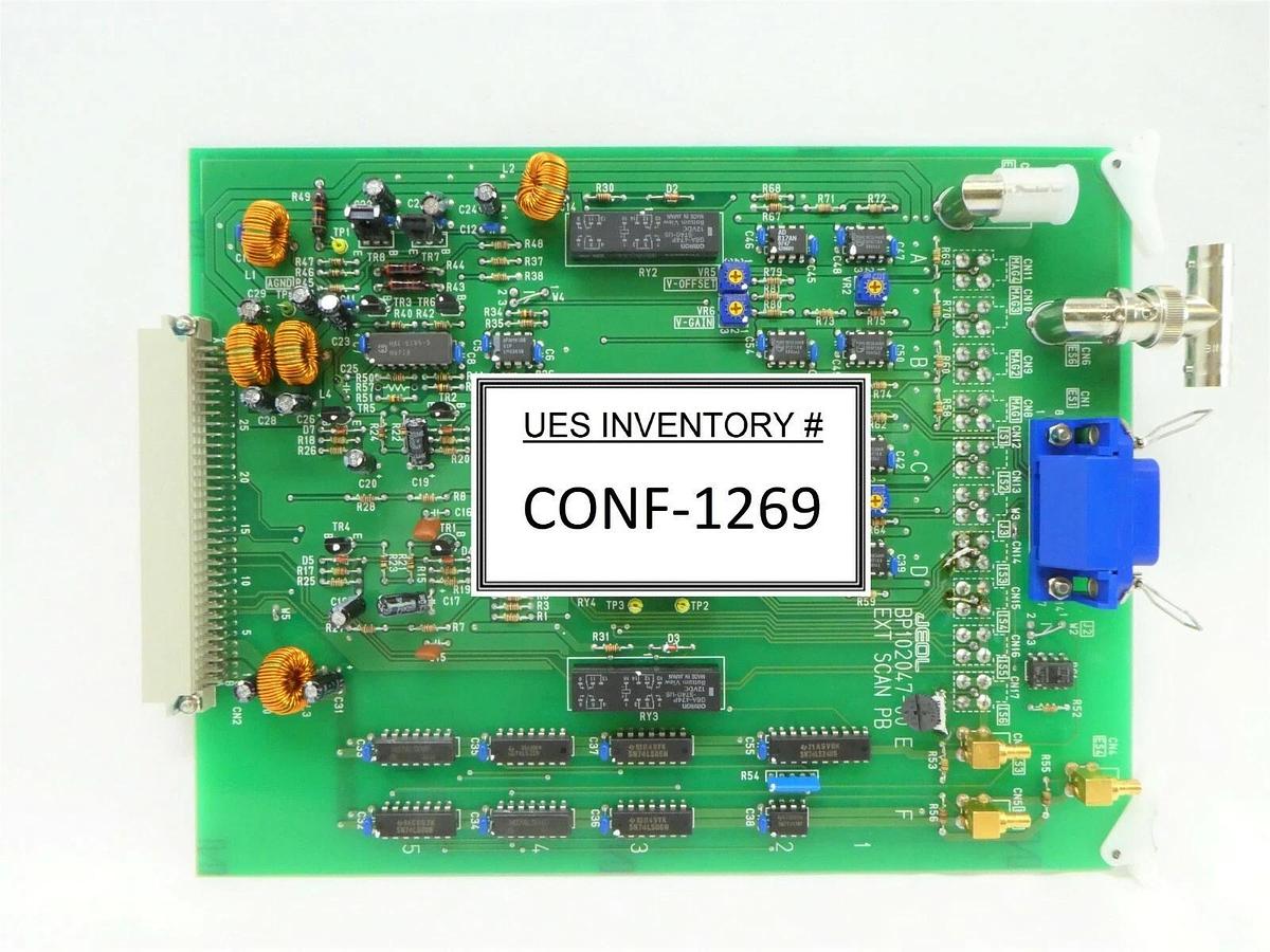 Used JEOL BP102047-00 EXT SCAN PB PCB Card JWS-2000 SEM Wafer Detect Working Spare
