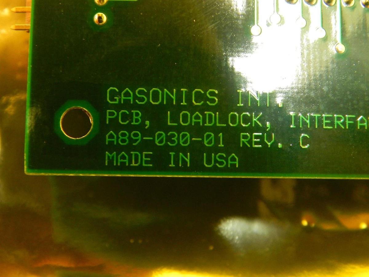 Used GaSonics 90-2608 PCA Loadlock Interface PCB Board Rev. C A-2000LL Used Working