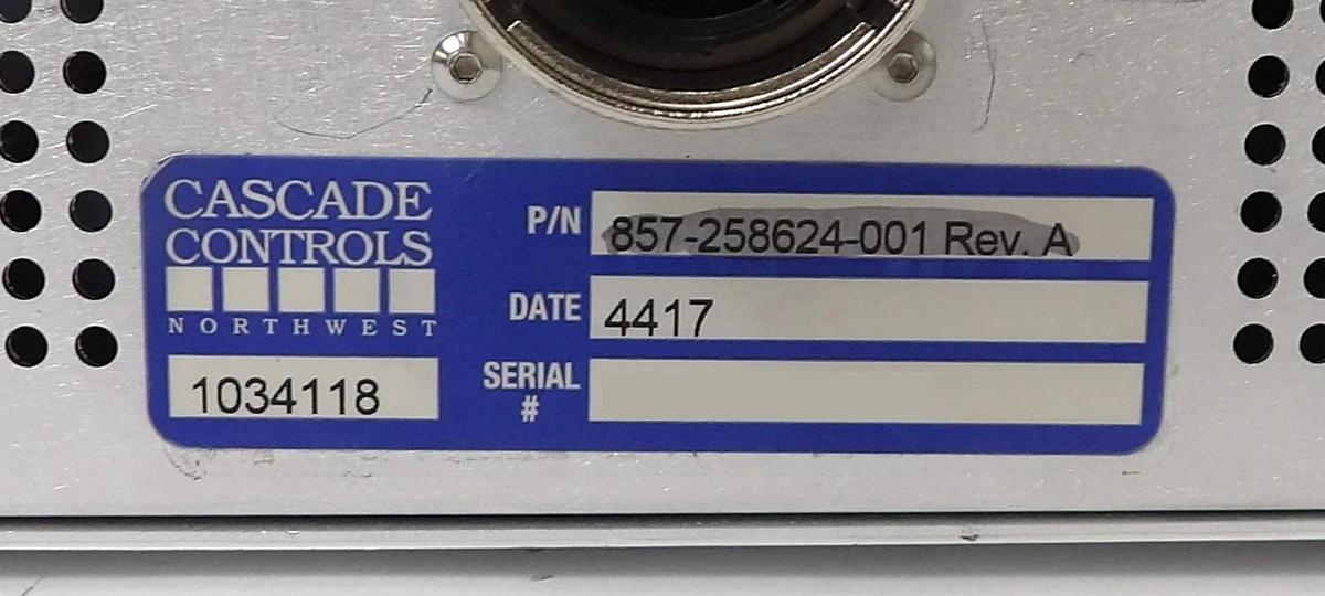 Used Cascade Controls 857-258624-001 DT Showerhead Filter Box Vector Working Surplus