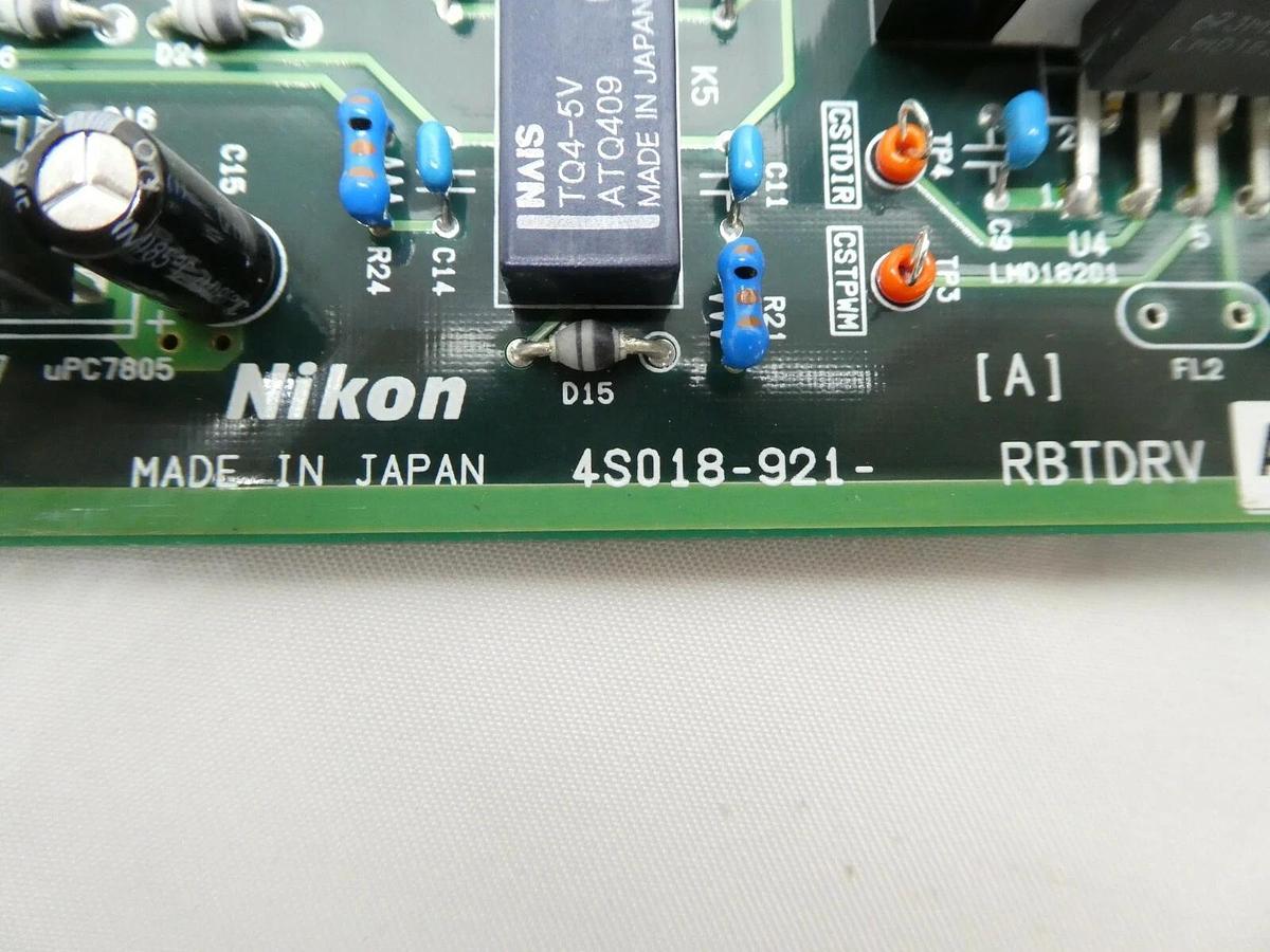 Used Nikon Precision 4S018-921 Robot Driver Interface PCB Card RBTDRV CRDRV Working