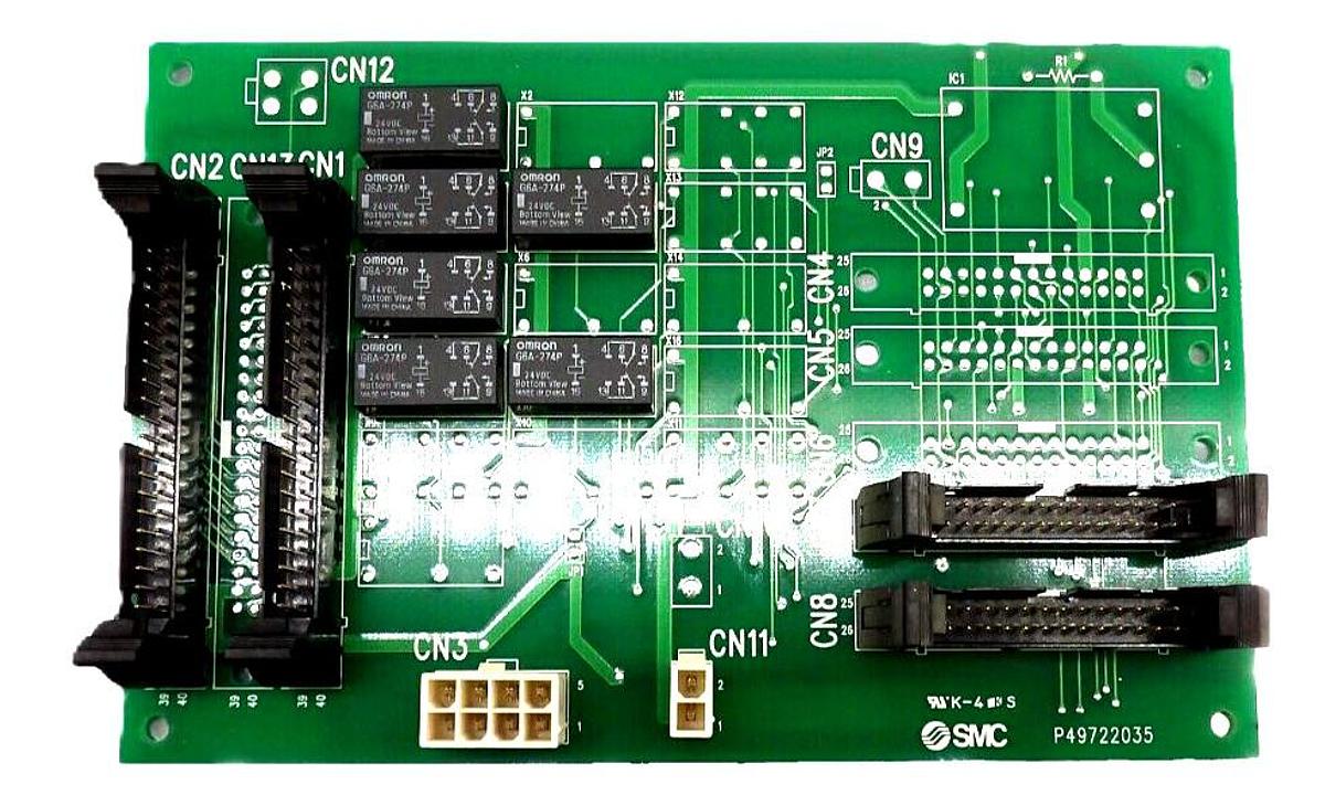 Used SMC P49722035 Relay Interface Assembly PCB INR-497-0018 Working Surplus