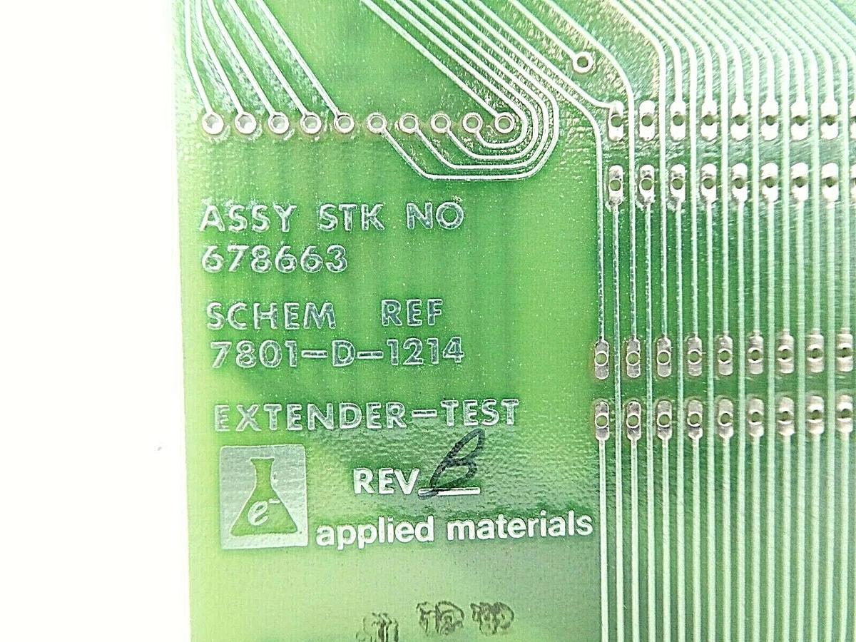 Used AMAT Applied Materials 678663 Test Extender Board PCB Working Surplus