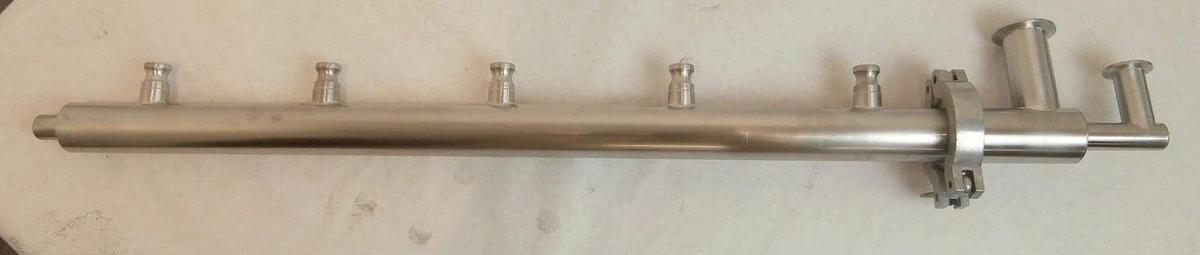 Used KoMiCo Technology 633000138 CU 3 Port 5 Hole Mist Trap Copper Exposed Used