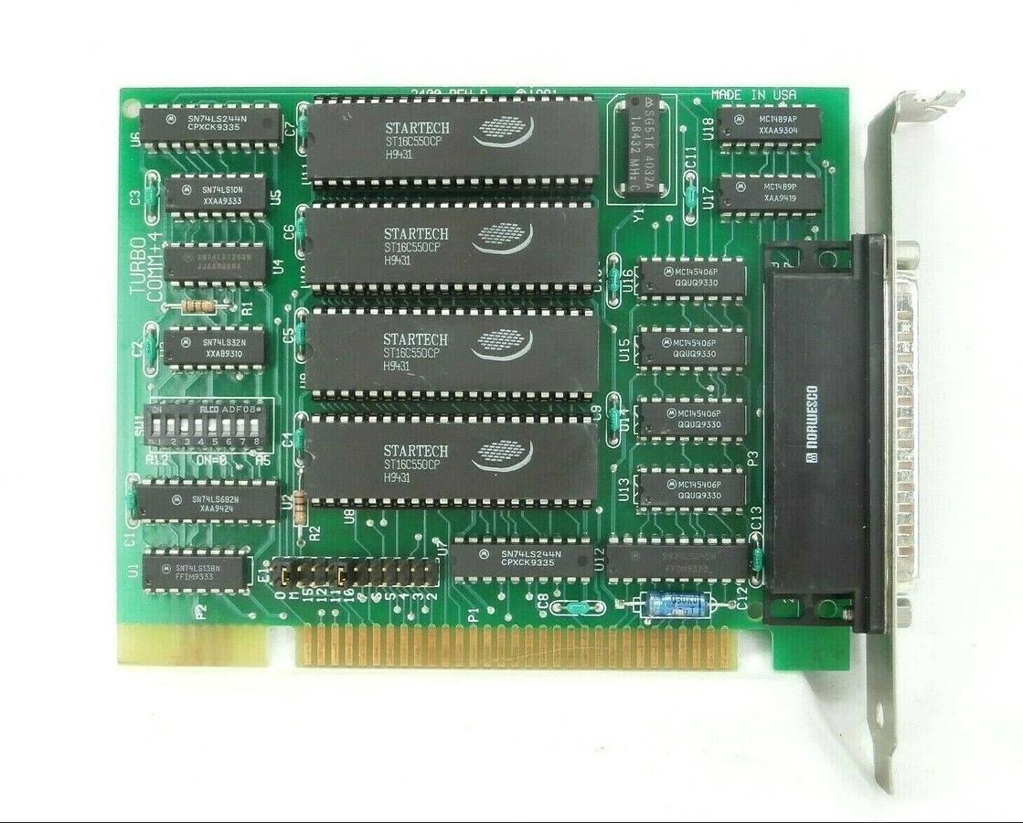 Used Plasma-Therm 3400 TURBO COMM+4 Board PCB Card Clusterlock 7000 Working Spare