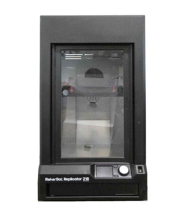 Used MakerBot Replicator Z18 Large Format 3D Printer Smart Extruder 12.2 Surplus