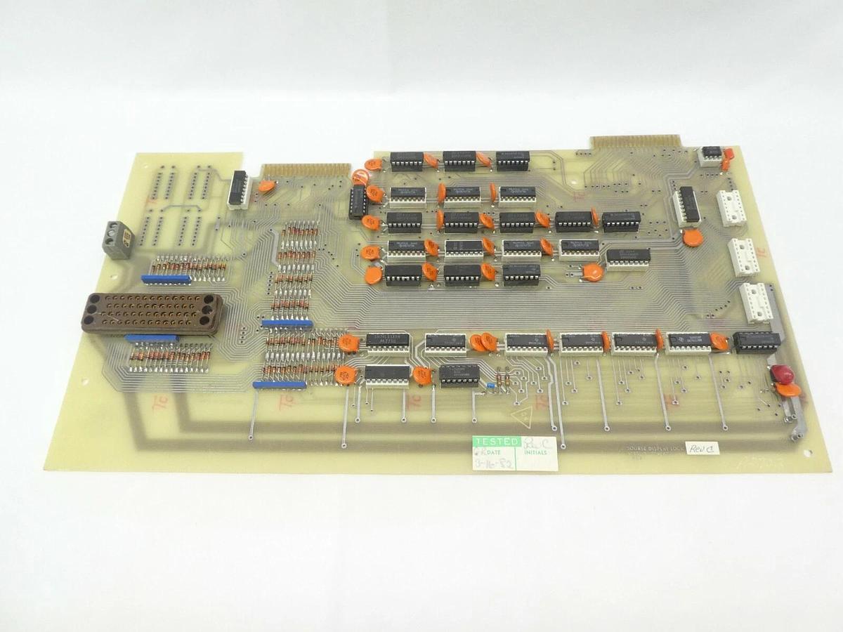 Used Varian Semiconductor VSEA D-F3954001 Source Display Logic PCB Rev. C Working