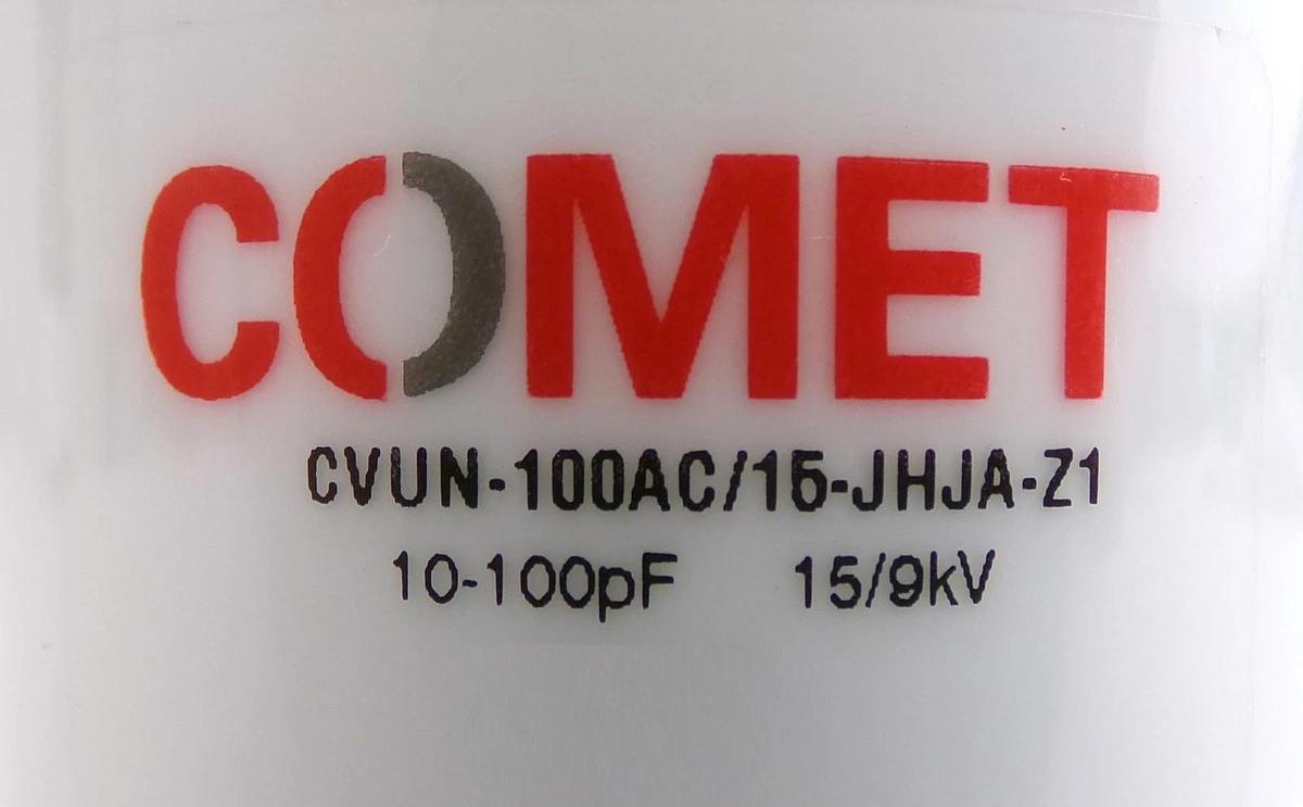 Used Comet CVUN-100AC/15-JHJA-Z1 RF Variable Vacuum Capacitor Lot of 4 Working