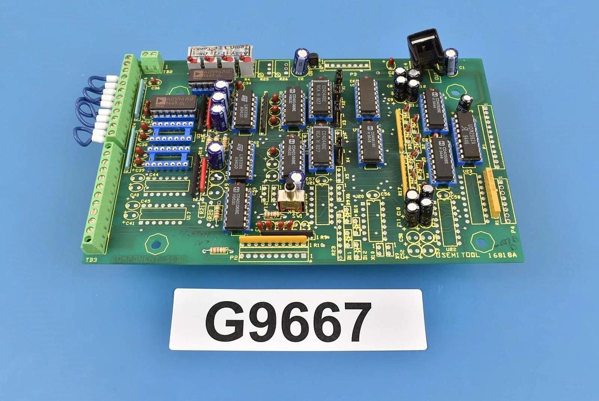 Used Semi Tool 16818A PCB Overtemp Module Board