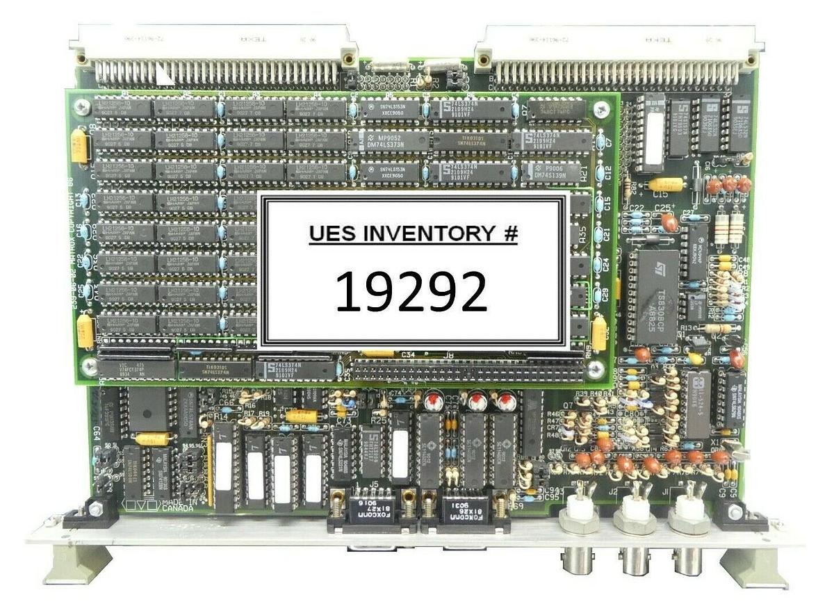 Used Matrox VIP-1024A Frame Grabber PCB Card 268-06-01 239-06-02 KLA-Tencor eS31