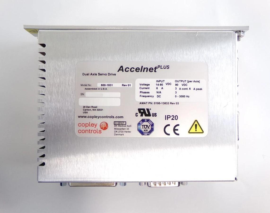 Copley Controls 800-1831 Dual Axis Servo Drive Accelnet Plus Lot of 3 New