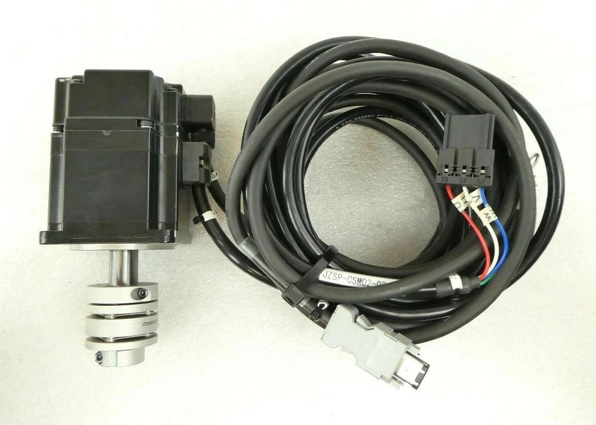 Used Yaskawa Electric SGMJV-02AAA21 AC Servo Motor Rudolph F30 Working Surplus
