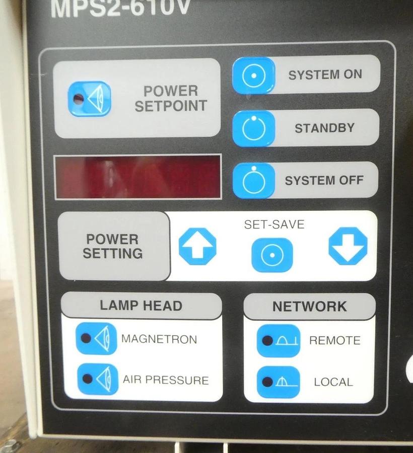 Used Nordson 1612278 UV Curing Systems MPS2-610V CoolWave 2 CW2 610V Working Surplus
