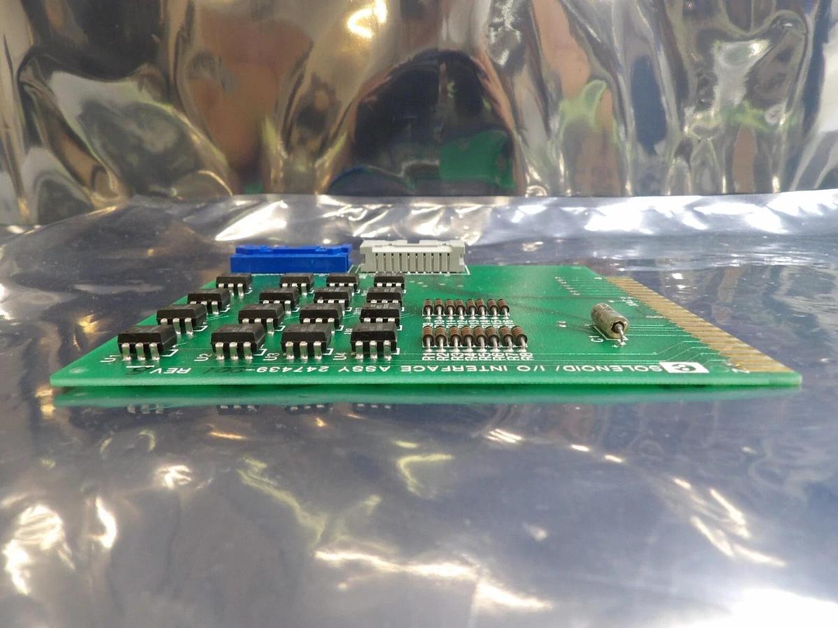 Used Electroglas 247439 Solenoid I/O Interface PCB Assembly 4085x PSM Working