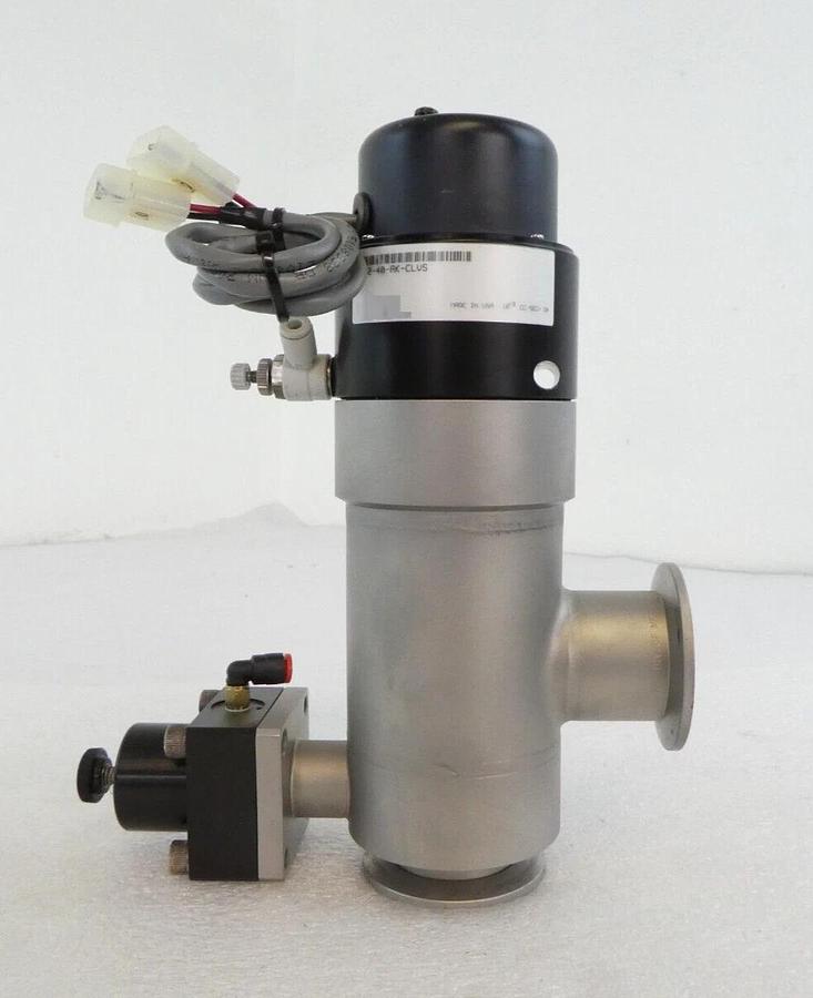Used MKS Instruments LP2-40-AK-CLVS Vacuum Right Angle Pneumatic Valve Working