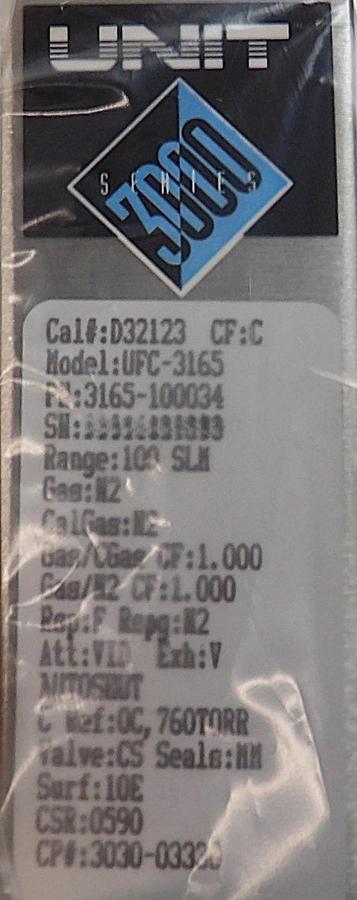 Celerity UNIT UFC-3165 Mass Flow Controller MFC AMAT 3030-03330 New Surplus