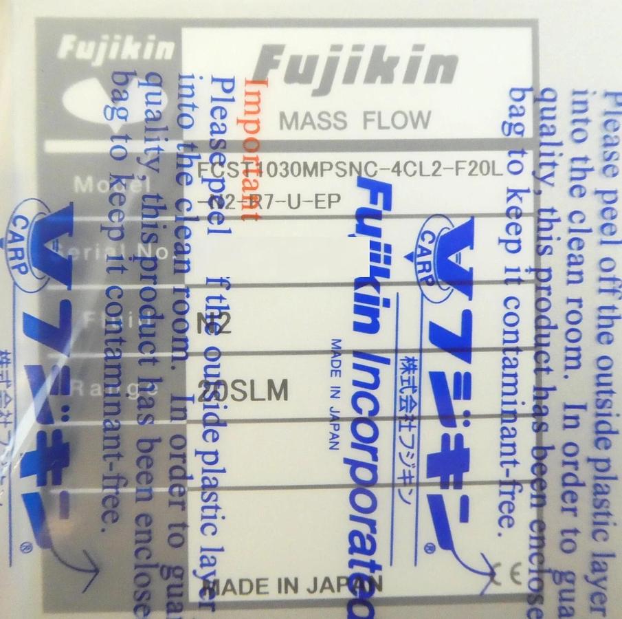 Fujikin T 1000M Mass Flow Controller MFC Lam 797-218570-037 Lot of 2 New Surplus