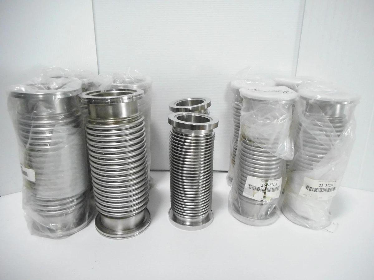 Used Nor-Cal FH-400-12-2ISO FH-300-12-2ISO FH-300-10-2ISO Bellows Lot of 10 Used