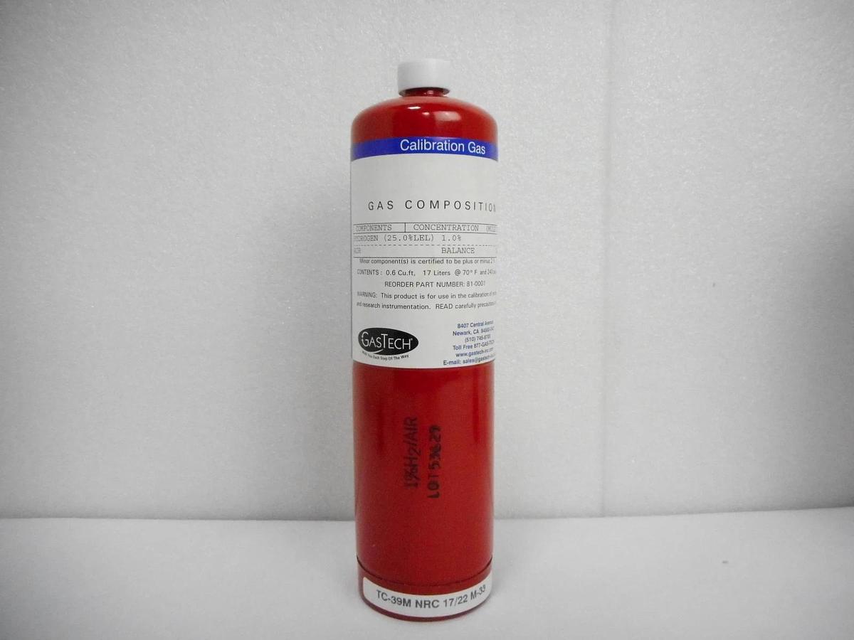 GasTech 81-0221 H2 Gas Calibration Kit ASM 83-107564A06 New