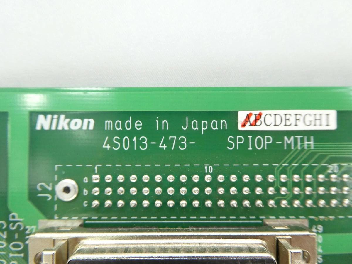 Used Nikon 4S013-473 SPIOP-MTH Board PCB NSR-S307E DUV System Working