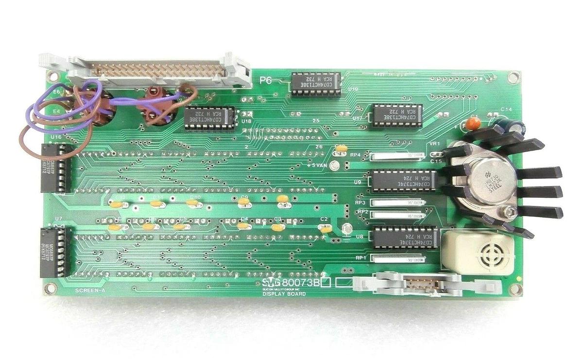 Used SVG Silicon Valley Group SVG-8826 SMC/8836 HPO Coater Interface Panel 80073B