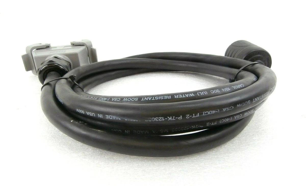 Used Edwards E21909516 iQDP Power Plug with 9 Foot Cable 2.7M iQDP40 iQDP80 Working