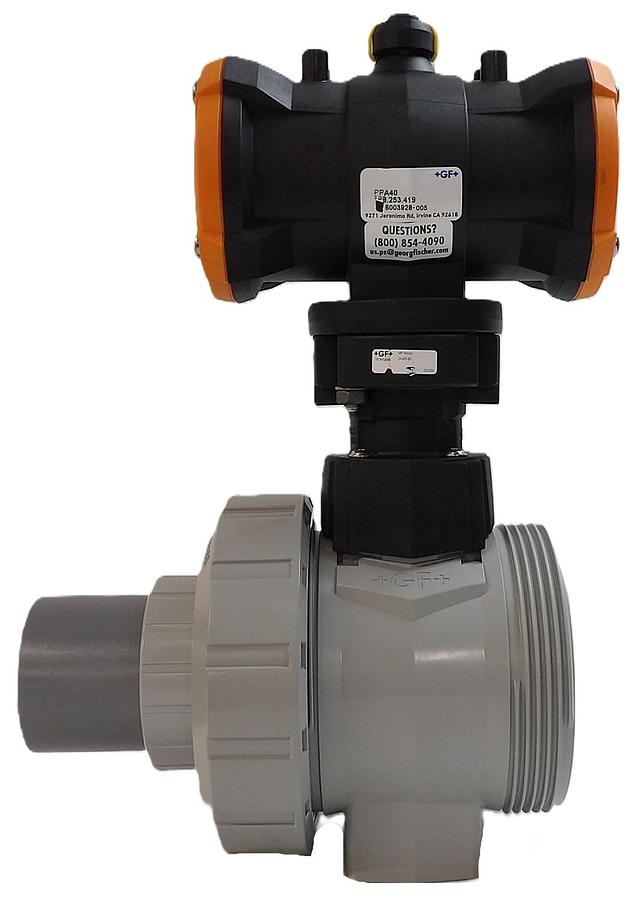 +GF+ Georg Fischer 199.253.419 Pneumatically Actuated Ball Valve PPA40 New