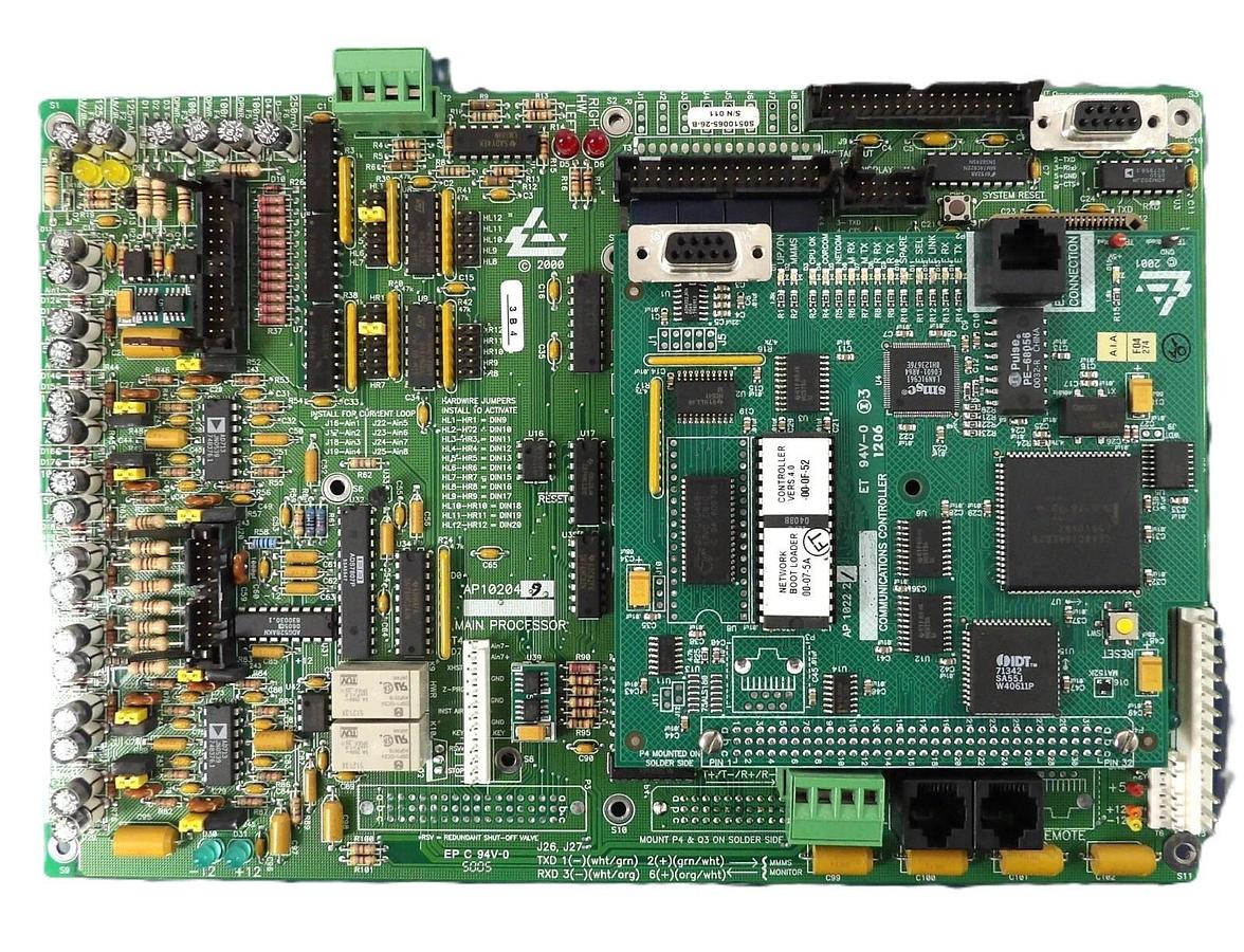 Used Air Products AP10204 Main Processor CPU PCB Board Assembly Working Surplus