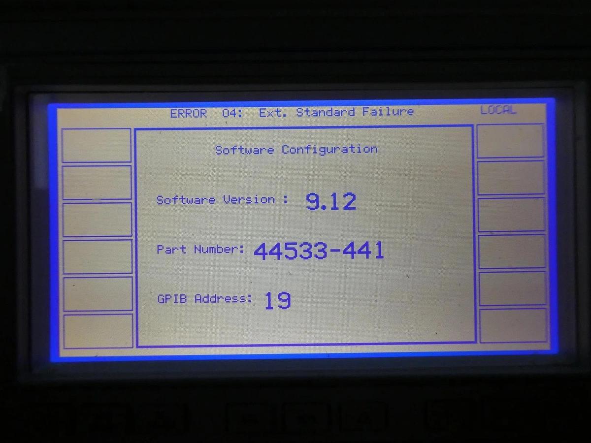 Used IFR 2040 10khz-1.35Ghz Low Noise Signal Generator Opt. 2 9.12 Error 04 Untested