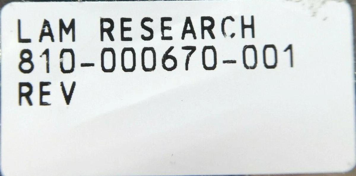 Refurbished Lam Research 810-00670-001 Analog Output PCB Card 670B OEM Refurbished