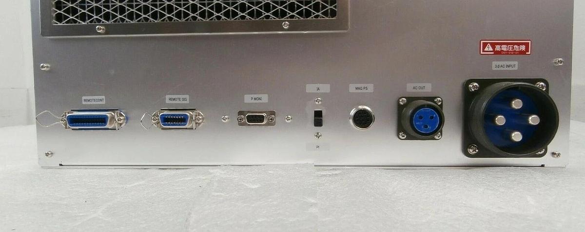 Used Nihon Koshuha MKN-502-3S2B02a-PS Microwave Power Supply TEL Trias Working